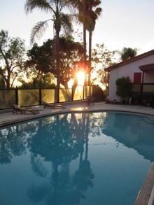 Southern California Azul Yoga & Pilates retreat sunset
