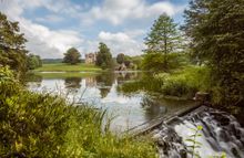 Beautiful landscaping around Sherborne Castle attracts film-makers