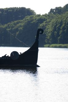 Viking ship near Jelling