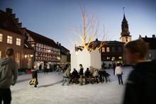 Ice skating in Aalborg