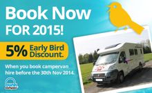 Bunk Campers - 2015 Earlybird discount