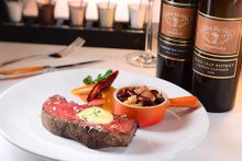 THE STEAK HOUSE winebar + grill - Clos Du Val Wine Dinner (Nov 20, 2014) - Roasted US Striploin with Reserve Cabernet Sauvingon 
