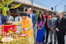 Pandit Narayan Bhatt, Shastri, Minister of Hindu Religion, Brett Lee, Lead Actor, UNINDIAN, Tannishtha Chatterjee, Lead Actress,