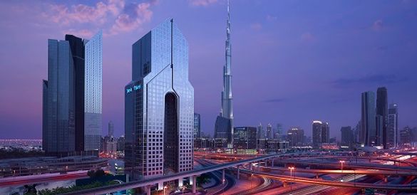 Exterior view of Dusit thani Dubai