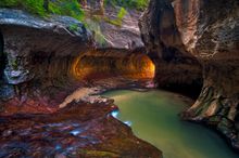 The Subway, one of Zion's many canyon hikes. Zion National Park