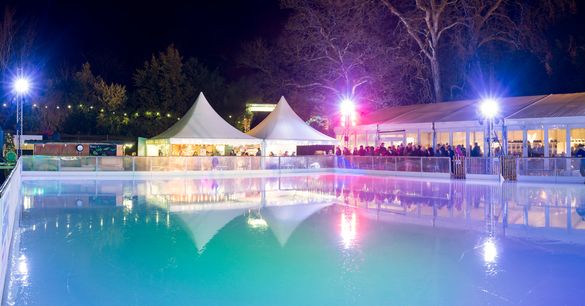 Bath's festive ice rink