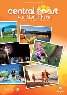 2015 Official Visitors Guide to the Central Coast, NSW Australia