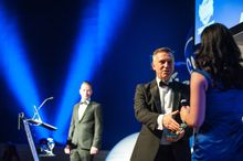 Anna McCarthy of Projects Abroad accepts the award