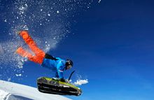 Airboarding in la Plagne, Paradiski.
