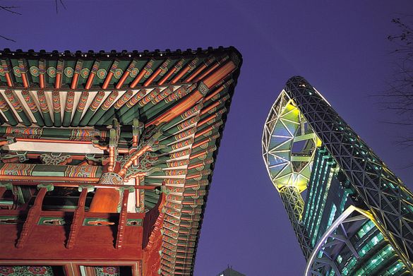 Korea:  Old meets New