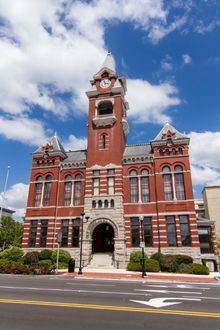 The Historic New Hanover County Courthouse doubles as the Sleepy Hollow Sheriff Dept.