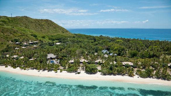Vomo Island Resort - Aerial View