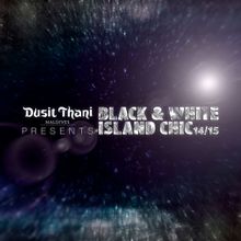 “Black & White Island Chic” theme on New Year’s Eve