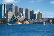 View over Sydney Harbour, Shangri-La Hotel,Sydney