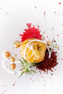 Whimsically named dishes such as pictured “Red” will appear on WHISK’s Christmas dinner set menu 