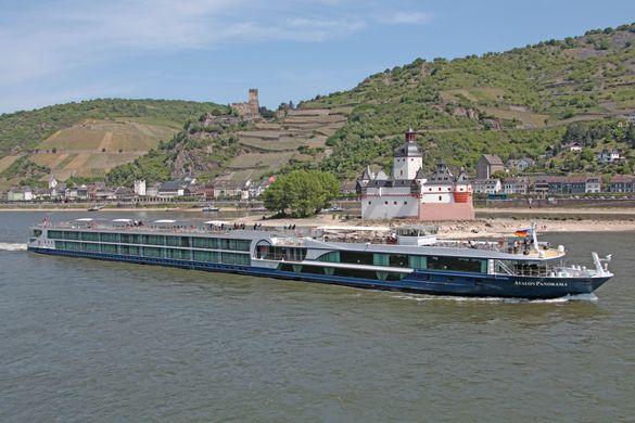 Avalon's Suite Ship 'Panorama' sailing on the River Rhine