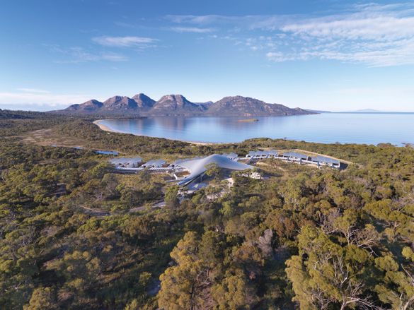 Saffire - aerial view