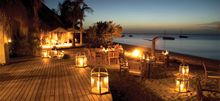Azura Beach at dusk.