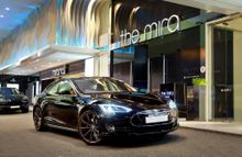 Electrifying, eco-friendly and exuding urban cool: Tesla Model S is the newest addition to the limousine service offered to hote