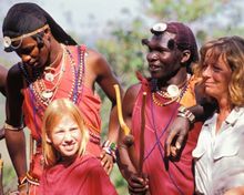 Meeting a Masaai