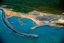 Augusta Boat Harbour aerial view