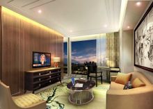 Raffles Jakarta Guest Room Lounge