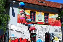 Metelkova street, alternative district