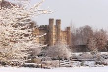 Leeds Castle in winter