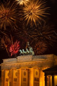 Berlin New Year's Eve at Brandenburg Gate