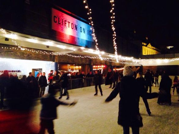 Clifton on Ice in action