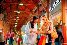 Shoppers at The Dubai Mall