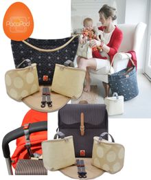 PacaPod Lite baby travel bags feature a superlight construction and flat packable pods