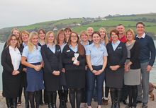 Some of the Coast & Country Cottages team with their British Travel Award