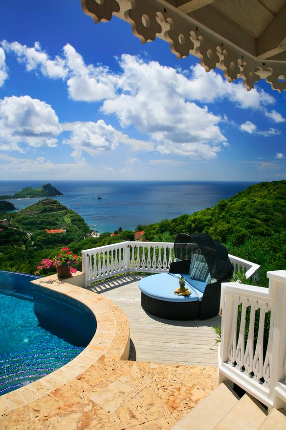 Anantha Asmani Villa St Lucia partial pool patio shot Anantha Asmani Villa St Lucia partial pool patio shot