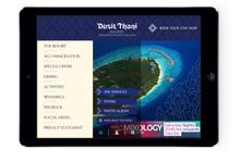Homepage gallery with main page and the sub sections