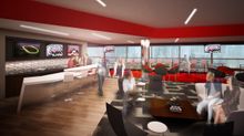 Rendering of the 0M Daytona International Speedway renovation