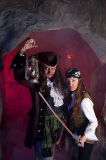 Calico Jack & Ann Bonney at Pirate's Quest Newquay