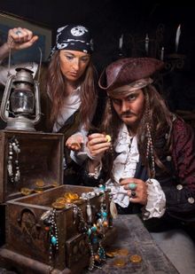 Calico Jack & Anne Bonney at Pirate's Quest