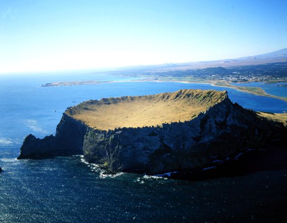 Sunrise Peak on Jeju Island