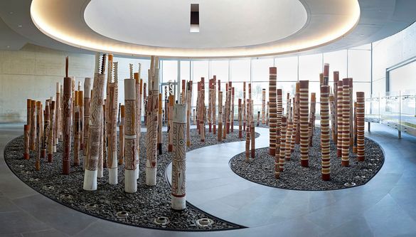 Ramininging artists, The Aboriginal Memorial 1987-88, National Gallery of Australia