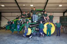 The farming team at the Holkham Estate by Chris Steele-Perkins
