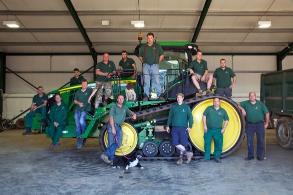 The farming team at the Holkham Estate by Chris Steele-Perkins