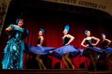 Klondike Kate and her dancers at Diamond Tooth Gertie's