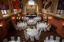 Poles Hall set for the wedding breakfast
