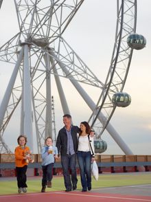 Family enjoys the Melbourne Star