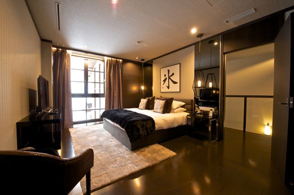 Master bedroom at Kasara Niseko Village Townhouse