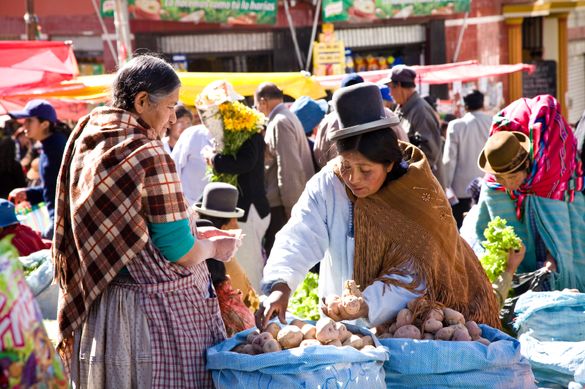 Market Women in La Paz