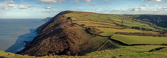 Exmoor Rocky coastline: East from Little Hangman Exmoor Rocky coastline: East from Little Hangman