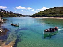 The Gannel Crantock beach Newquay 