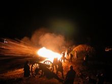 Fort Fisher Night Artillery Firing